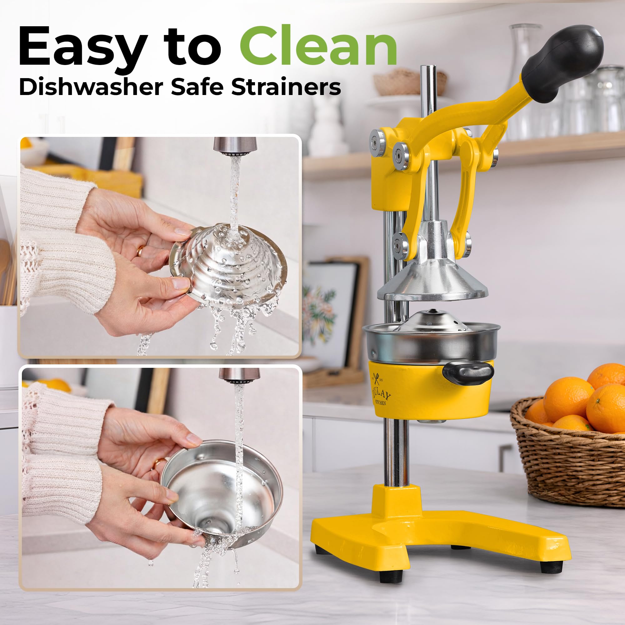 Amazon.com: Zulay Kitchen Cast Iron Juicer - Heavy Duty Manual